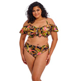 Elomi Swim Tiger Valley Adjustable Bikini Brief - Black