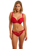 Freya Fascinate Moulded Plunge T-Shirt Bra - Cherry - Pre-Order ONLY August