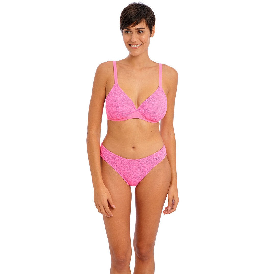 Freya Deco Molded Underwire Bikini Swim Top (3284)- Bright Pink