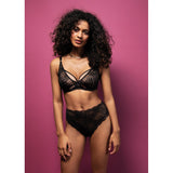 Freya Fatale High Apex Plunge Bra - Black