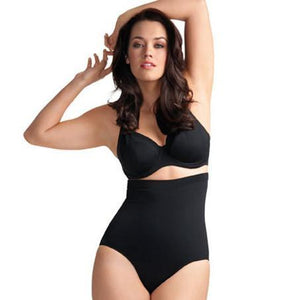 Elomi Swim Essentials High Waist Bikini Brief - Black-Bras Galore - Lingerie and Swimwear Specialist
