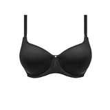 Fantasie Aura Smoothing Moulded T-Shirt Bra - Black-Bras Galore - Lingerie and Swimwear Specialist