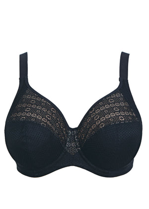 NEW NEW NEW The Elomi Mitzi Banded Bra in Black at Bras Galore gives you great...