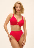 Freya Santa Rita High Waist Bikini Brief - Pomegranate - Pre-Order ONLY November