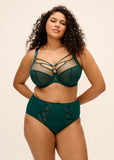 Elomi Sachi Plunge Bra - Deep Emerald - Pre-Order ONLY October