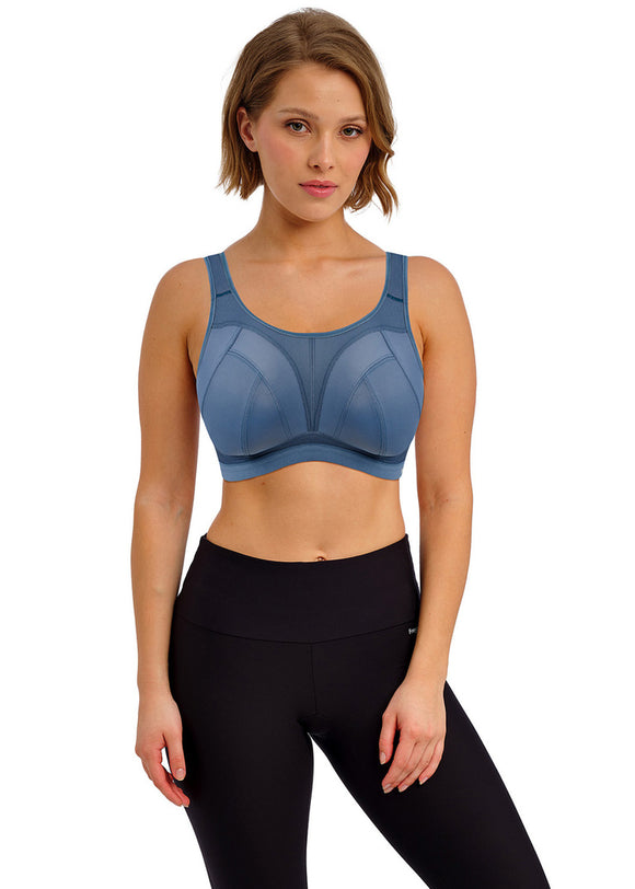Freya Active Dynamic Soft Cup Sports Bra - Steel Blue - Pre-Order ONLY December
