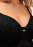 Freya Nomad Nights Plunge Tankini Top - Black