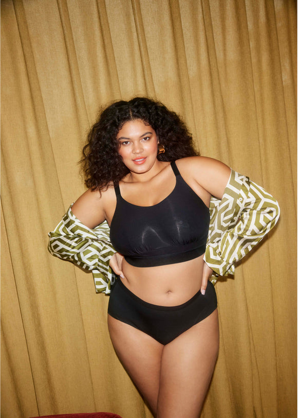 Elomi Downtime Soft Cup Bralette - Black