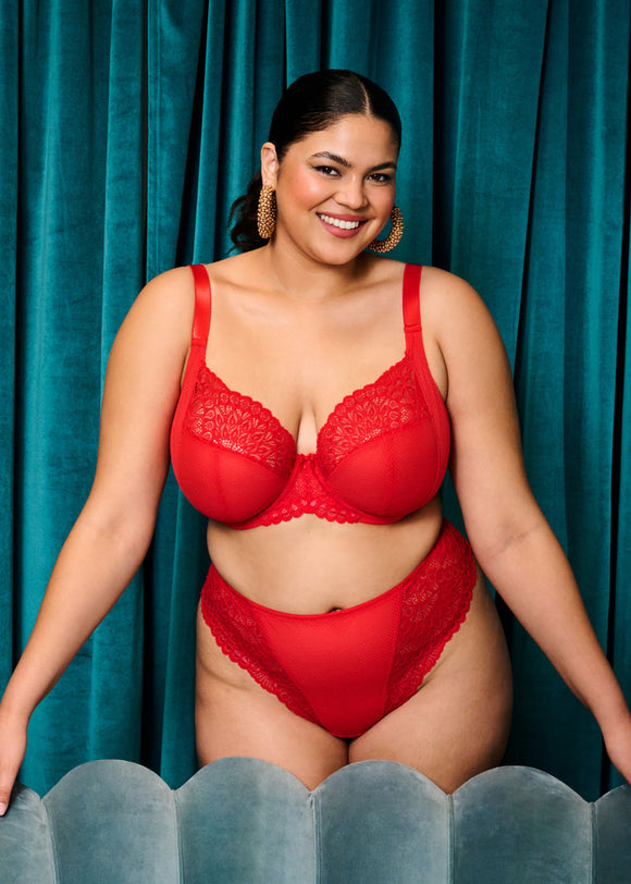 Elomi Tiernie Plunge Bra - Red - Pre-Order ONLY October