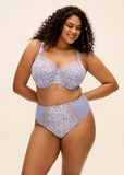 Elomi Morgan Banded Bra - Blue Leopard