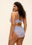 Elomi Morgan High Leg Brief - Blue Leopard