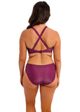 Fantasie Paros Coast Plunge Bikini Top - Berry - Pre-Order ONLY April
