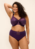 Elomi Cate Full Cup Banded Bra - Dark Violet - Pre-Order ONLY November