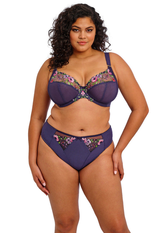 Elomi Himari High Leg Brief - Midnight