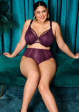 Elomi Kintai Plunge Bra - Blackberry- Pre-Order ONLY September