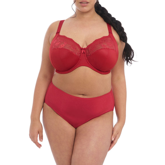 Elomi Morgan Banded Bra - Haute Red