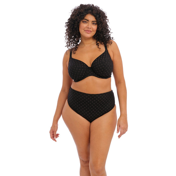 Elomi Swim Bazaruto Mid Rise Bikini Brief - Black