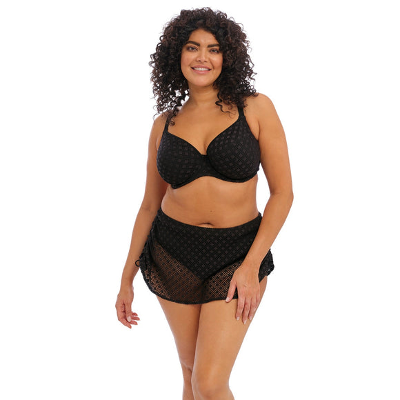 Elomi Swim Bazaruto Skirted Bikini Brief - Black