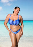 Elomi Swim Maluku Island Balcony Bikini Top - Atlantic
