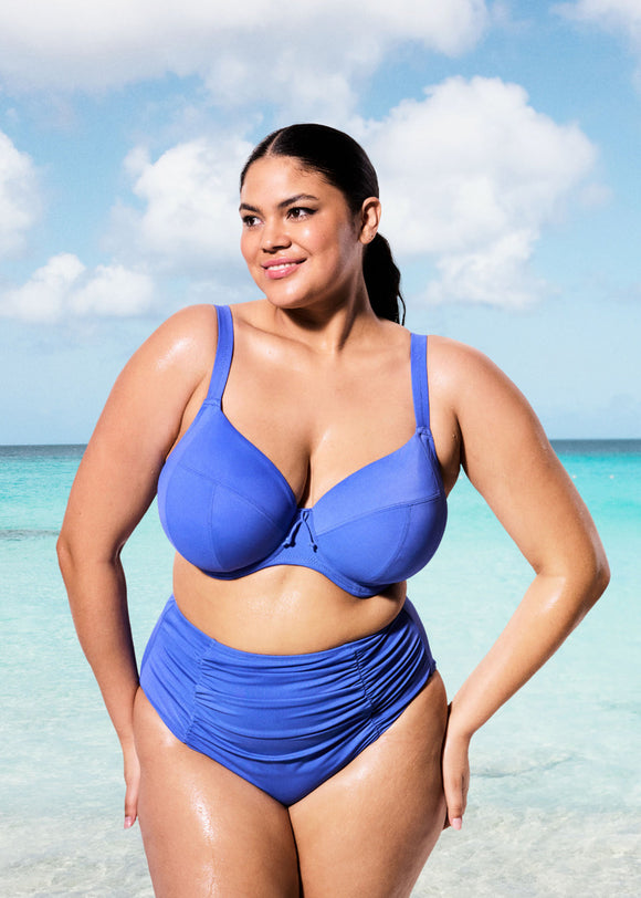 Elomi Swim Plain Sailing Plunge Bikini Top - Azure - Pre-Order ONLY October