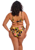 Elomi Swim Tiger Valley High Leg Bikini Brief - Black