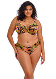 Elomi Swim Tiger Valley High Leg Bikini Brief - Black