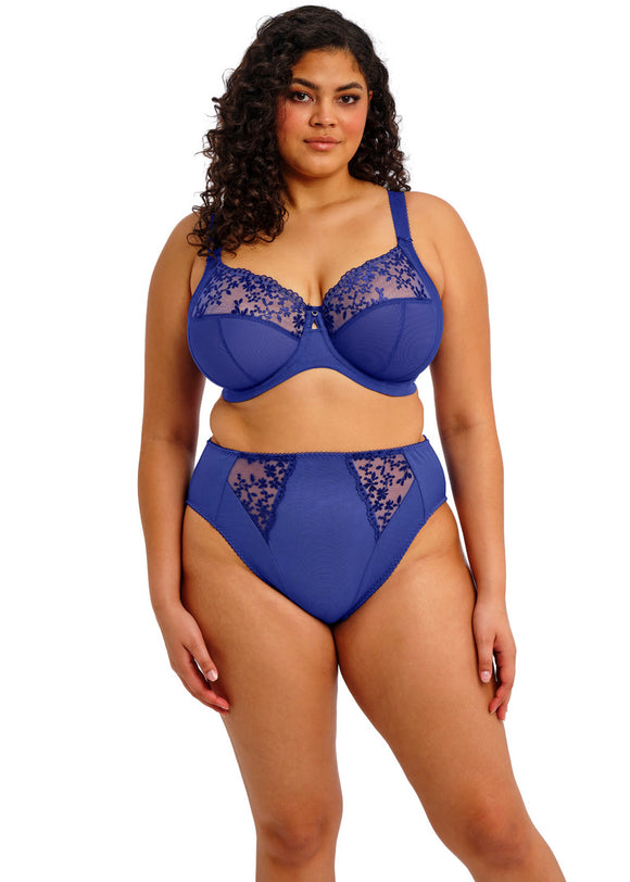 Elomi Zarla High Leg Brief - Sapphire - Pre-Order ONLY July