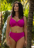 Fantasie Beach Waves Gathered Full Cup Bikini Top - Fuchsia - Pre-Order ONLY October