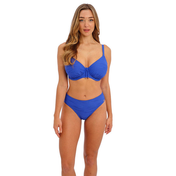 Fantasie Beach Waves Gathered Full Cup Bikini Top - Ultramarine