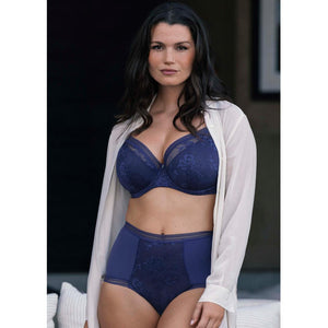 Fantasie Fusion Lace Side Support Bra - French Navy