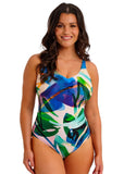Fantasie Molokai Shores V Neck Swimsuit with Adjustable Leg - Pre-Order ONLY February