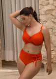 Fantasie Ottawa Wrap Front Full Cup Bikini Top - Spiced Pumpkin - Pre-Order ONLY February