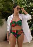 Fantasie Pichola Bandeau Bikini Top - Mangrove - Pre-Order ONLY April