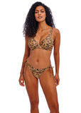 Freya Arizona Wave High Apex Bikini Top - Dune