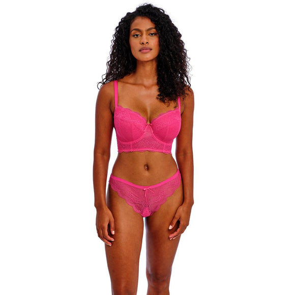 Freya Fancies Brazilian Thong - Hot Pink