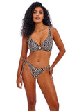 Freya Fiji Falls High Apex Bikini Top - Black