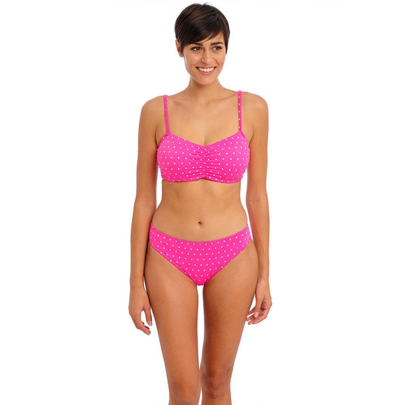 Freya Jewel Cove Bralette Bikini Top - Raspberry