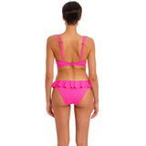 Freya Jewel Cove High Apex Bikini Top - Raspberry