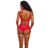 Freya Loveland Bombshell Suspender Belt - Chilli Red
