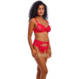 Freya Loveland Bombshell Suspender Belt - Chilli Red