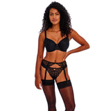 Freya Loveland Suspender Belt - Black Bombshell