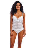 Freya Nomad Nights Plunge Tankini Top - White
