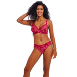 Freya Rose Blossom Brief & Thong - Red Rose