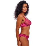 Freya Rose Blossom Plunge Bra - Red Rose