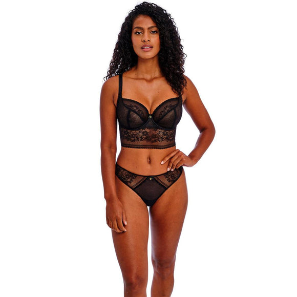 Freya Sydnie Longline Bra - Black