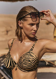 Freya Tortoli Bay Plunge Bikini Top