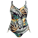 Fantasie Bamboo Grove V Neck Swimsuit with Adjustable Leg