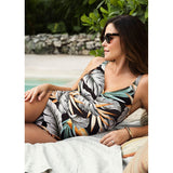 Fantasie Bamboo Grove V Neck Swimsuit with Adjustable Leg