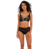 Freya Fatale Brazilian, Brief & High Waist brief - Black