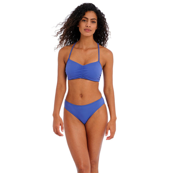 Freya Jewel Cove Banded Halter Bikini Top - Plain Azure  Bras Galore –  Bras Galore - Lingerie and Swimwear Specialist